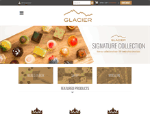 Tablet Screenshot of glacierconfection.com